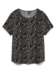 Vero Moda Bluzka w kolorze czarnym rozmiar: S. Czarne bluzki damskie Vero Moda, s, bez wzorów, z wiskozy, bez kołnierzyka, bez ramiączek. Za 52.55 zł.