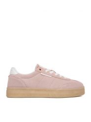 Guess Jeans Sneakersy CWBEO-V12-1219-25WC1051 Różowy jasny. Czerwone obuwie sportowe damskie Guess Jeans, z jeansu, bez zapięcia. Za 279.99 zł.