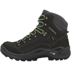 Buty trekkingowe damskie Lowa Renegade Gtx. Czarne obuwie trekkingowe damskie Lowa, z materiału, za kostkę, bez zapięcia. Za 689.99 zł.