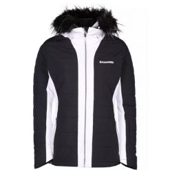 Kurtka narciarska damska Fundango Salina Padded. Białe kurtki damskie FUNDANGO, l, bez wzorów, z materiału, bez kaptura. Za 699.00 zł.