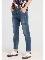 More & More Dżinsy - Boyfriend fit - w kolorze niebieskim rozmiar: 44. Niebieskie jeansy damskie More & More. Za 166.88 zł.