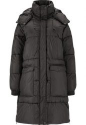 Parka dla kobiet Whistler Amatos. Czarne parki damskie WHISTLER, uniwersalny, z materiału, z kapturem. Za 363.50 zł.