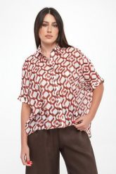 Koszula damska z jedwabiem Ariete MAX MARA BEACHWEAR. Koszule damskie Max Mara Beachwear, bez wzorów, bez kołnierzyka, bez ramiączek. Za 1,019.00 zł.