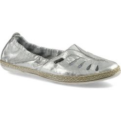 Srebrne Espadryle Lemar Damskie Skórzane Obuwie. Szare espadryle damskie Lemar, bez wzorów, ze skóry, bez obcasa, na płaskiej podeszwie. Za 159.00 zł.