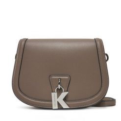 Torebka KARL LAGERFELD. Szare listonoszki damskie KARL LAGERFELD, bez wzorów, bez dodatków. Za 839.99 zł.