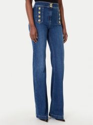 Elisabetta Franchi Jeansy PJ-19D-61E2 Niebieski Regular Fit. Niebieskie jeansy damskie Elisabetta Franchi. Za 1,999.00 zł.