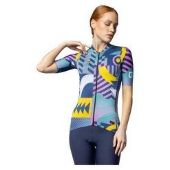 Koszulka rowerowa damska Alé Cycling PR-E Games. Niebieskie koszulki damskie ALÉ CYCLING, l, bez wzorów, bez kołnierzyka, bez ramiączek. Za 516.99 zł.