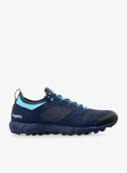 Buty turystyczne damskie Haglofs L.I.M. Low. Niebieskie obuwie trekkingowe damskie Haglöfs, ze skóry, bez zapięcia. Za 422.39 zł.