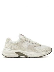 Tommy Jeans Sneakersy EN0EN02674 Biały. Białe obuwie sportowe damskie Tommy Jeans, z jeansu, bez zapięcia. Za 239.99 zł.