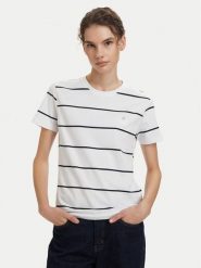 Beverly Hills Polo Club T-Shirt P-SS26W-TS0162 Biały Regular Fit. Białe t-shirty damskie Beverly Hills Polo Club, s, bez wzorów, z bawełny, bez kołnierzyka. Za 129.99 zł.