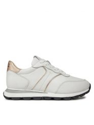 Geox Sneakersy D Spherica Vseries D45F4A 085NF C1327 Biały. Białe obuwie sportowe damskie Geox, ze skóry, bez zapięcia. Za 649.99 zł.