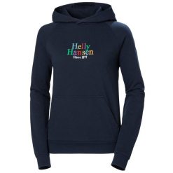 Bluza sportowa damska Helly Hansen Core Graphic. Brązowe bluzy damskie Helly Hansen, l, bez wzorów, z kapturem. Za 506.00 zł.