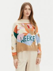 Weekend Max Mara Sweter 2515361181 Kolorowy Regular Fit. Swetry klasyczne damskie Weekend Max Mara, s, z bawełny, bez kołnierzyka. Za 659.99 zł.