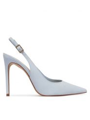 Aldo Szpilki Stessysling 14296305 Niebieski. Niebieskie szpilki damskie ALDO, bez wzorów, z nubiku, bez obcasa, na szpilce, bez zapięcia. Za 499.99 zł.