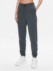Calvin Klein Performance Spodnie dresowe 00GWS3P605 Zielony Regular Fit. Zielone spodnie dresowe damskie Calvin Klein Performance, m, bez wzorów, z bawełny. Za 369.99 zł.