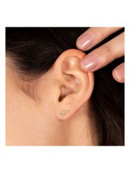 L instant d Or Złote kolczyki-wkrętki rozmiar: onesize. Żółte kolczyki damskie L instant d Or, złote. Za 304.99 zł.