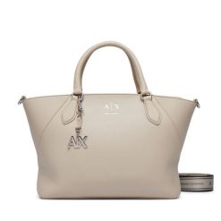 Torebka Armani Exchange. Brązowe torebki klasyczne damskie Armani Exchange, bez dodatków. Za 729.99 zł.
