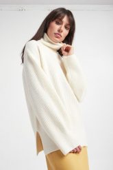 Sweter damski z golfem NOTES DU NORD. Golfy damskie Notes du Nord, s, bez kołnierzyka. W wyprzedaży za 835.72 zł.