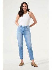 Garcia Dżinsy - Tapered fit - w kolorze błękitnym rozmiar: W30/L30. Niebieskie jeansy damskie Garcia, z podwyższonym stanem. Za 239.95 zł.