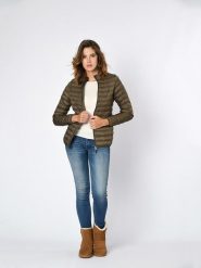 Northwood Kurtka pikowana w kolorze khaki rozmiar: XL. Brązowe kurtki damskie Northwood, xl, bez wzorów, bez kaptura. Za 218.57 zł.