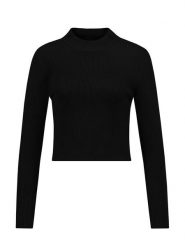 Stitch & Soul Koszulka w kolorze czarnym rozmiar: S. Czarne bluzki damskie Stitch & Soul, s, bez wzorów, ze splotem, bez kołnierzyka, bez ramiączek. Za 82.95 zł.