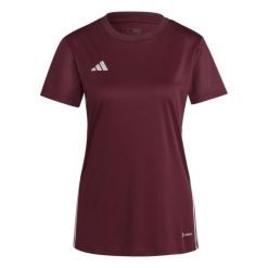 Damska Koszulka adidas Tabela 23. Brązowe bluzki damskie Adidas, l, bez wzorów, sportowe, bez kołnierzyka, bez ramiączek. Za 69.99 zł.
