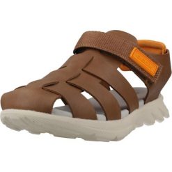Sandały GEOX J SANDAL AIRADYUM BO Brązowy. Brązowe sandały damskie Geox, bez wzorów, ze skóry, bez obcasa, bez zapięcia. Za 209.99 zł.