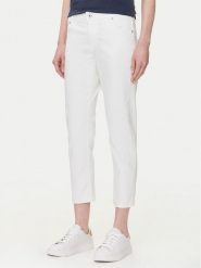 Mustang Jeansy Crosby 1016544 Biały Slim Fit. Białe jeansy damskie Mustang. Za 259.99 zł.