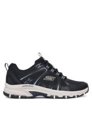 Skechers Trekkingi ARCH FIT HILLCREST 180359/BKNT Czarny. Czarne obuwie trekkingowe damskie Skechers, ze skóry, bez zapięcia. Za 379.99 zł.