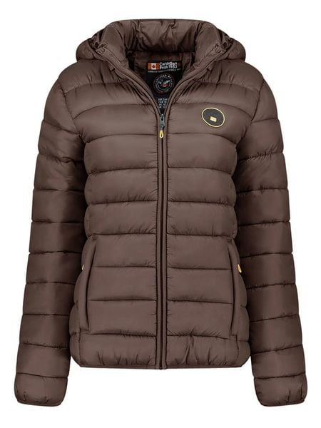 Canadian Peak Kurtka pikowana "Atikamapeak" w kolorze brązowym rozmiar: M. Brązowe kurtki damskie Canadian Peak, m, bez wzorów, bez kaptura. Za 193.70 zł.