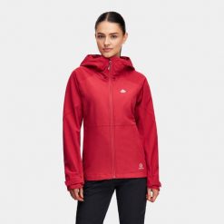 Kurtka damska softshell Alpinus Majadita M. Czerwone kurtki damskie Alpinus, m, bez wzorów, z softshellu, bez kaptura. Za 299.00 zł.