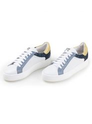 Anna Morellini Skórzane sneakersy "Elisametta" w kolorze białym rozmiar: 40. Białe obuwie sportowe damskie Anna Morellini, bez zapięcia. Za 312.58 zł.