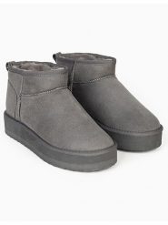 ISLAND BOOT Botki "Miley" w kolorze szarym rozmiar: 38. Szare botki damskie Island Boot, bez obcasa, bez zapięcia. Za 162.49 zł.