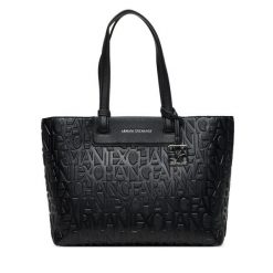 Torebka Armani Exchange. Czarne torebki klasyczne damskie Armani Exchange, bez dodatków. Za 459.99 zł.