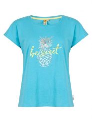 Roadsign Koszulka w kolorze błękitnym rozmiar: L. Niebieskie bluzki damskie Roadsign, l, bez wzorów, z bawełny, bez kołnierzyka, bez ramiączek. Za 30.99 zł.