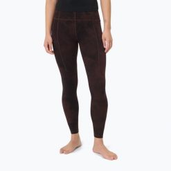 Legginsy treningowe damskie Sweaty Betty Super Soft Yoga. Brązowe legginsy damskie SWEATY BETTY, l, bez wzorów, z elastanu, na fitness i siłownię. Za 299.99 zł.