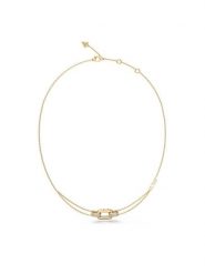 Guess Naszyjnik JUBN04 580JW Złoty. Żółte naszyjniki damskie Guess, metalowe. Za 319.99 zł.
