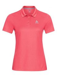 Odlo Funkcyjna koszulka polo "F-Dry" w kolorze koralowym rozmiar: XS. Pomarańczowe koszulki sportowe damskie ODLO, s, bez wzorów, z materiału, bez ramiączek, outdoorowe. Za 127.35 zł.