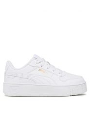 Puma Sneakersy Carina Street PS 393847 01 Biały. Białe buty sportowe dziewczęce Puma, bez wzorów, ze skóry, bez zapięcia. Za 169.99 zł.