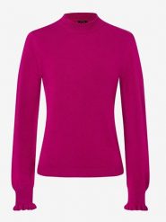 More & More Sweter w kolorze różowym rozmiar: 42. Różowe swetry klasyczne damskie More & More, bez kołnierzyka. Za 122.96 zł.