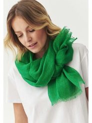 TATUUM Lniany szal "Lambi" w kolorze zielonym - 180 x 50 cm rozmiar: onesize. Zielone szaliki damskie TATUUM, bez wzorów, ze lnu. Za 101.47 zł.