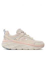 Skechers Sneakersy D'Lux Walker 2.0-Daisy Doll 150093/NTMT Beżowy. Brązowe obuwie sportowe damskie Skechers, z materiału, bez zapięcia. Za 359.99 zł.