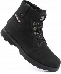 Damskie buty trapery czarne CATERPILLAR CHARLI FLEECE BOOT. Czarne trapery damskie Caterpillar, z gumy, bez zapięcia. Za 399.00 zł.
