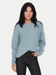 ONLY Sweter 15168705 Niebieski Regular Fit. Niebieskie swetry klasyczne damskie Only, xs, z syntetyku, bez kołnierzyka. Za 189.99 zł.