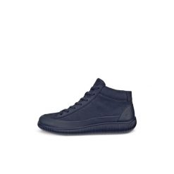 Wysokie trampki damskie Ecco Soft Zero. Czarne trampki damskie ECCO, bez wzorów, z materiału, bez zapięcia. Za 563.90 zł.