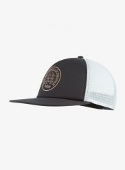 Czapka z daszkiem Rab Cirque Print Cap - beluga/pewter. Czarne czapki z daszkiem damskie RAB, bez wzorów, z materiału. Za 147.29 zł.