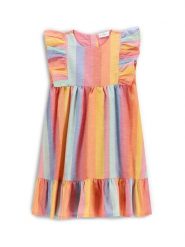 Coccodrillo Sukienka letnia WC5128201TGK Kolorowy Regular Fit. Sukienki dziewczęce COCCODRILLO, bez wzorów, z bawełny, bez ramiączek, proste. Za 109.99 zł.