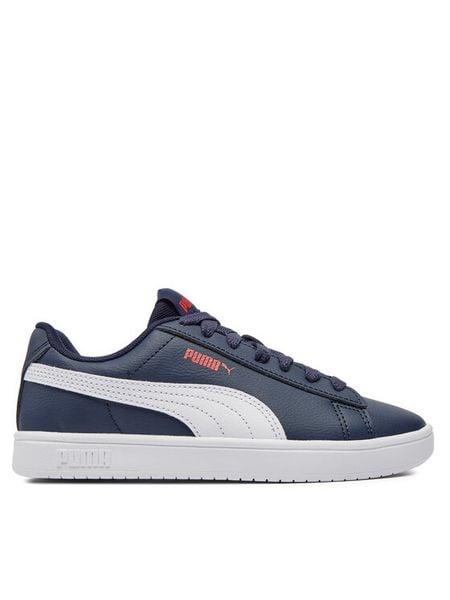 Puma Sneakersy Rickie Classic Jr 394252-01 Granatowy. Niebieskie buty sportowe chłopięce Puma, ze skóry, bez zapięcia. Za 129.99 zł.