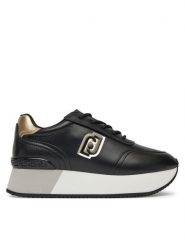 Liu Jo Sneakersy Dreamy 08 BA5071 PX179 Czarny. Czarne obuwie sportowe damskie Liu Jo, ze skóry, bez zapięcia. Za 479.99 zł.