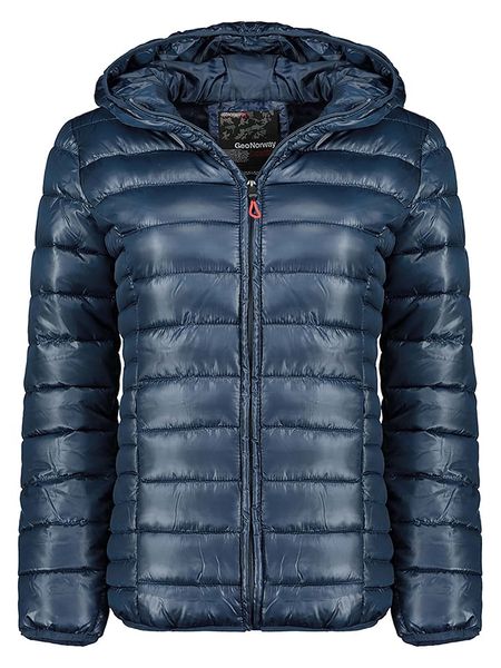 Geographical Norway Kurtka pikowana "Annecy" w kolorze granatowym rozmiar: L. Niebieskie kurtki damskie Geographical Norway, l, bez wzorów, bez kaptura. Za 145.95 zł.